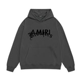 Amiri hoodie letter cross print
