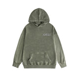 Amiri washed hoodie tiger print
