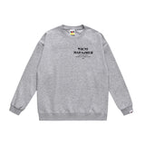 Bathing ape Crew neck sweatshirt