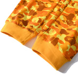 Bathing Ape Pant Joint Orange Camouflage Tie Casual Sweatpants