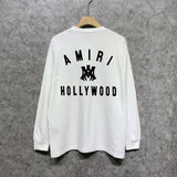 Amiri long sleeve shirts hollywood spider printing
