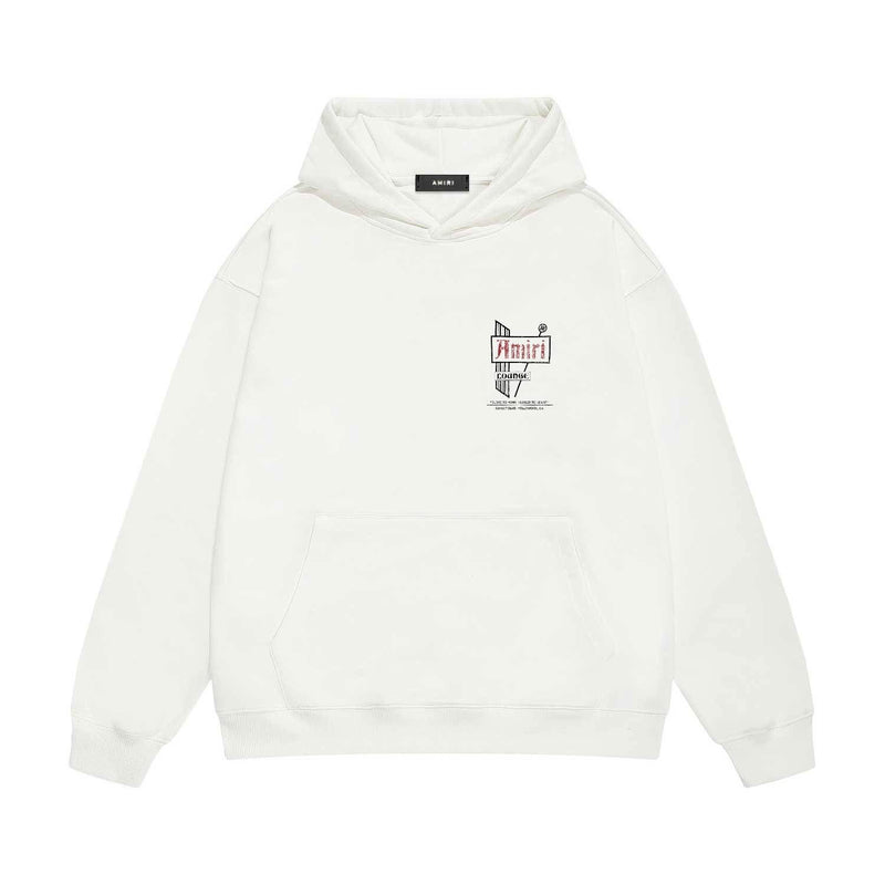 Amiri hoodie letter sign printing