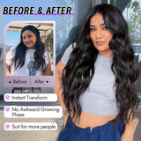 Women'S Wigs Silicone Mesh Lace gradual change Water ripple Long curly hair T Part Chemical fiber Headgear wigs