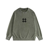 Amiri washed sweatshirt small letter group print washed old