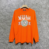 Amiri long sleeve shirts lion medal printing