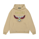 Amiri hoodie five-pointed star flying eagle print