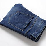 Mens Fashion Jeans Ripped D675#