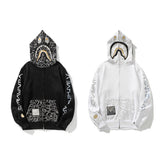 Bathing ape hoode bape empty mountain base shark bgm 3d digital
