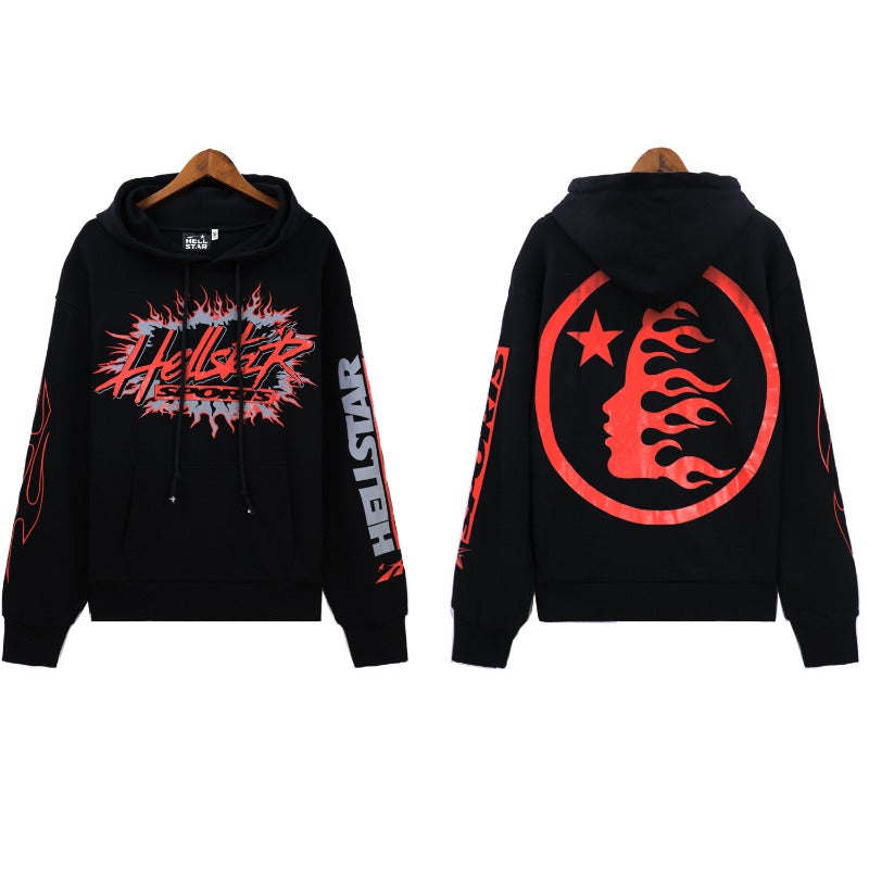 Hellstar Hoodie & Pants Vintage Washed Old Hooded Sweater Hoodie