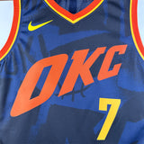 NBA Jerseys Season 24, Thunder, City Edition No. 7, Homegren