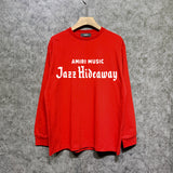 Amiri long sleeve shirts music letterprinting
