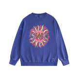 Amiri washed sweatshirt colored sun print washed old