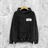 Amiri washed hoodie hollywood art word printing distressed printing