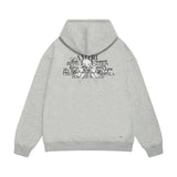 Amiri hoodie letter angel ball print