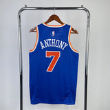 NBA Jerseys 23 season Knicks, away, No. 7 Blue, Anthony
