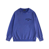 Amiri washed sweatshirt sketch country print washed old