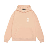 Amiri hoodie vertical small overlapping letterprinting