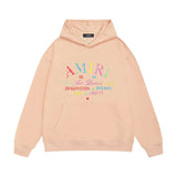 Amiri hoodie watercolor cartoon letterprinting