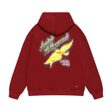Amiri hoodie star point wings printing