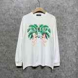 Amiri long sleeve shirts angel twin print