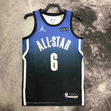NBA Jerseys 23 season, All-Star, Blue 6, James