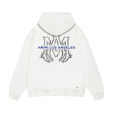 Amiri hoodie splash ink large simple logo sleeve printing