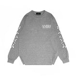 Amiri long sleeve shirts new bone sleeve printing