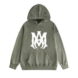 Amiri washed hoodie large simple label washed distressed printing