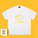 Drew T Shirts Smiley Face Short Sleeve Fashion Printed T-shirt