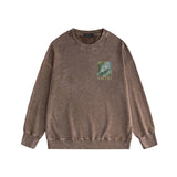 Amiri washed sweatshirt black panther printing washed and distressed