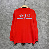 Amiri long sleeve shirts crayon horizontal strip printing