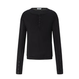 Men long sleeved shirt retro bottom shirt short silm deconstructed men's style