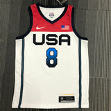 NBA Jerseys 2021 Olympics USA Team White 8, Middleton