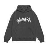 Amiri hoodie letter cross print