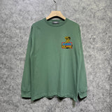 Amiri long sleeve shirts king cobra gold printing