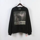 C.e sweatshirt spring and autumn c.e tokyo starry sky night view round neck pullover sweatshirt