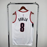 NBA Jerseys Season 23, Trail Blazers, Home, White No. 8, Averdia