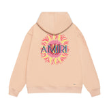 Amiri hoodie colorful sun print