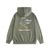 Amiri washed hoodie billiard sketch washed distressed printing