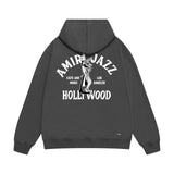 Amiri hoodie wolf music hand print