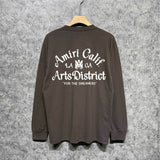 Amiri long sleeve shirts la limited art word printing