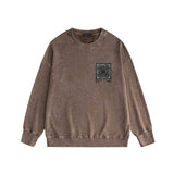 Amiri washed sweatshirt simple standard square scarf printing washed and distressed