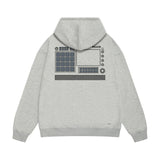 Amiri hoodie tv channel shape printing