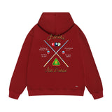Amiri hoodie billiard cue country print