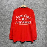 Amiri long sleeve shirts la limited art word printing