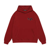 Amiri hoodie overlapping letter print