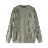 C.e sweatshirt fall and winter c.e distressed crew neck pullover sweatshirt