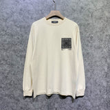 Amiri long sleeve shirts simple standard square scarf printing