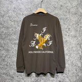 Amiri long sleeve shirts hollywood eagle printing