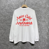 Amiri long sleeve shirts la limited art word printing
